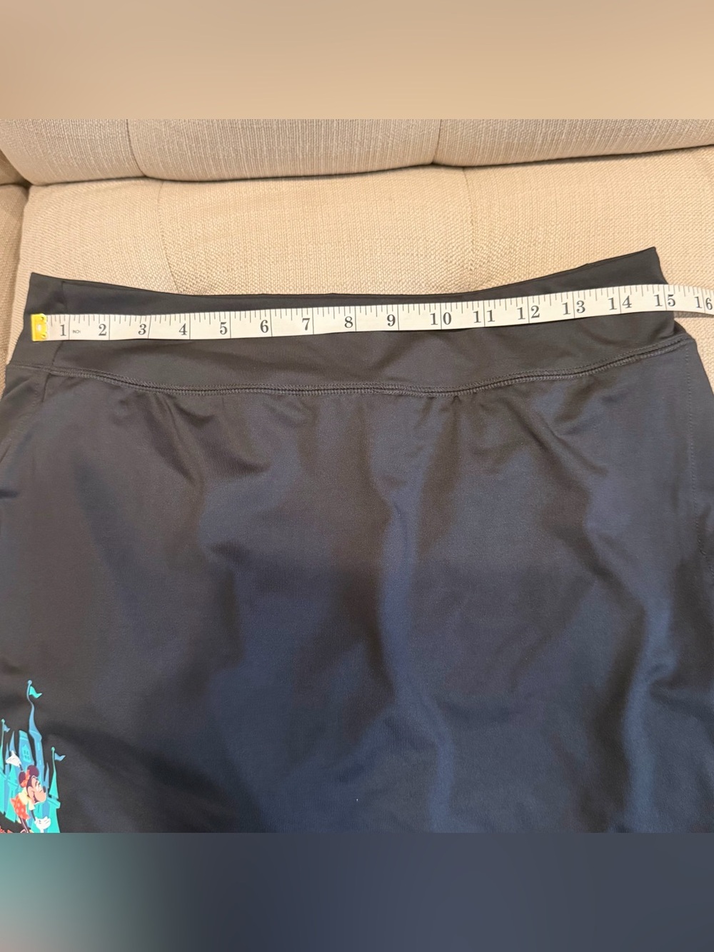 Walt Disney World Minnie Mouse "Play in the Park" athletic skort Woman’s L Black - Picture 6 of 9
